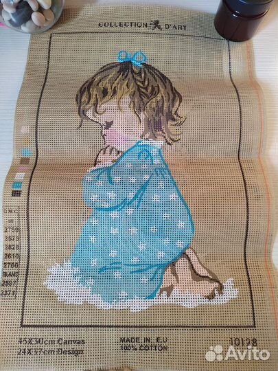 Канва с нанесенным рисунком