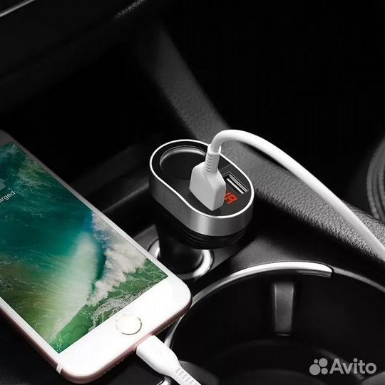 Автомобильная зарядка (hoco.)