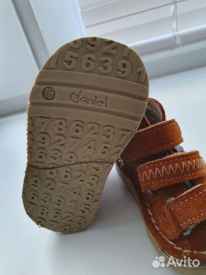 Ортопедические сандали натуральная замша,р 18