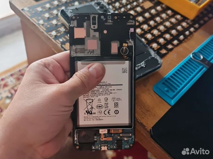 Оригинальный модуль дисплея на samsung a50