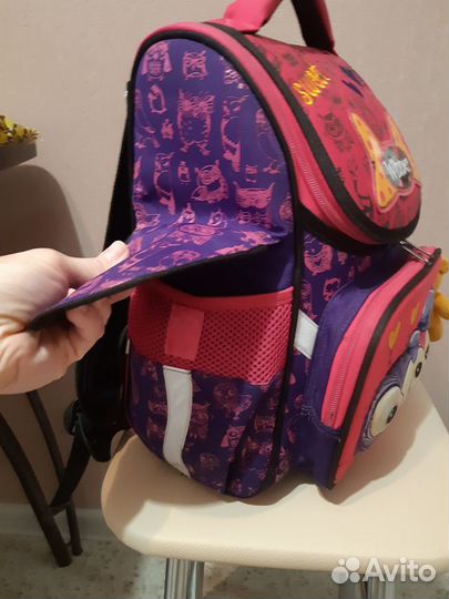 Рюкзак школьный, ортопедический для девочки