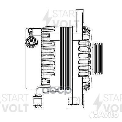 Генератор Chery Indis (09) 1.3i 75A LG 2710 ST