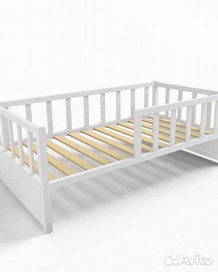 Детская кровать от 3 лет с бортиками