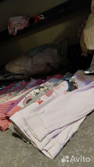 Большой пакет вещей для девочки