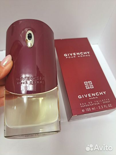 Givenchy pour homme Живанши бордовые