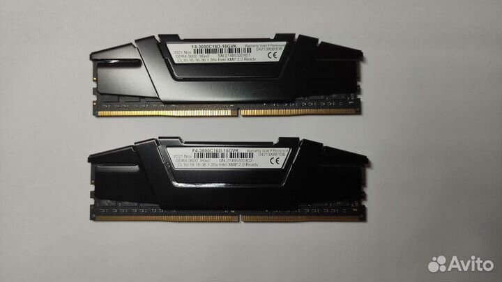 Оперативная память ddr4 16gb Gskill Ripjaws 3600