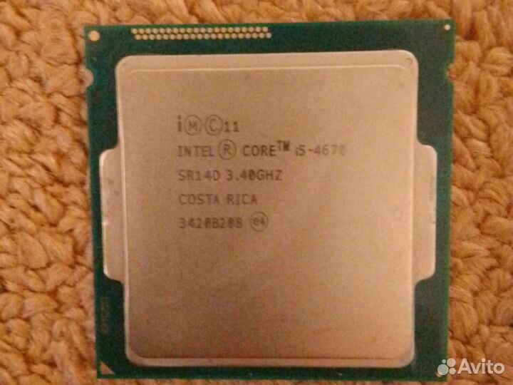 Процессор intel core i5 4670 lga 1150