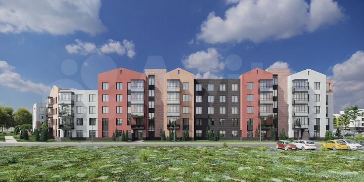 2-к. квартира, 61,3 м², 4/5 эт.