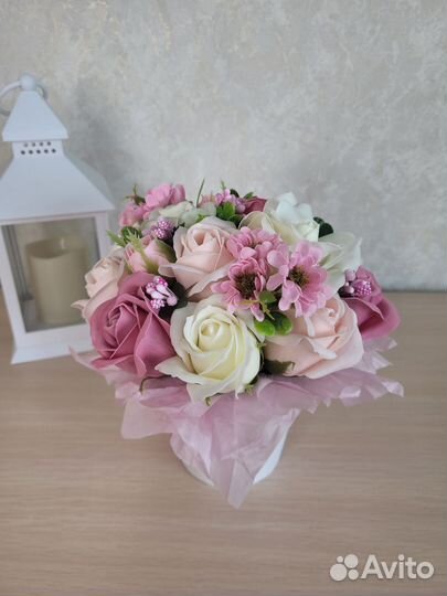 Букеты из мыла ручной работы