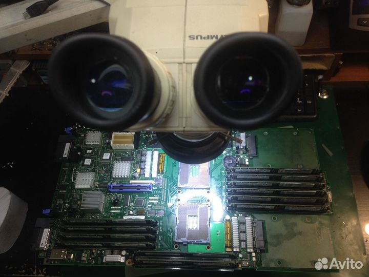 Ремонт ножек сокета, процессора. Перепайка сокета