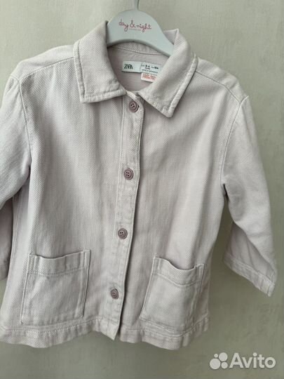 Рубашка zara для девочки 104