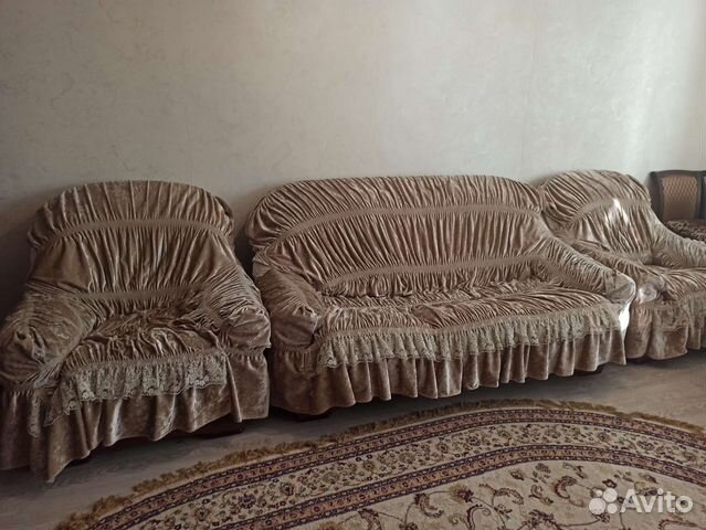 Большое двойное велюровое покрывало