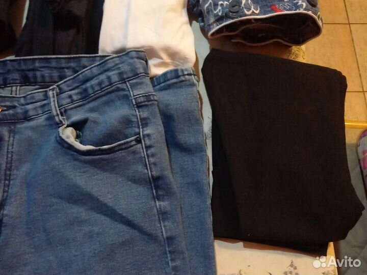 Джинсы 32,брюки черные,36разм.колготки,9,10,11лет