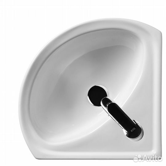 Умывальник Сантек Ирис-36 угловой белый