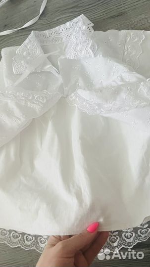 Крестильное платье и чепчик (74 - 80 р-р) новые