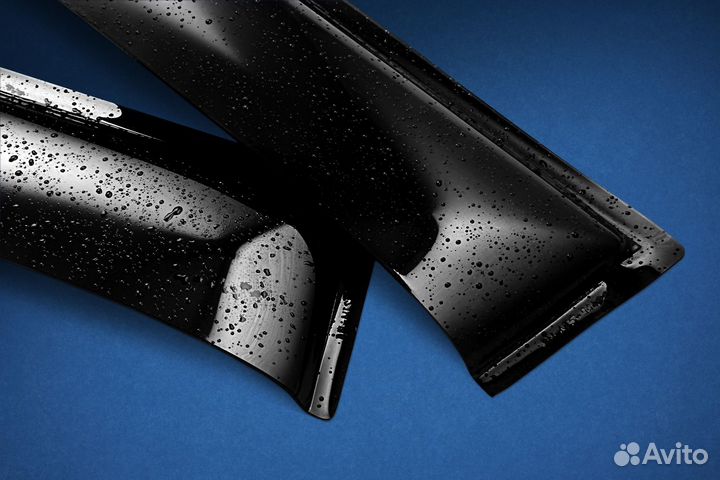 Дефлектор окон (накладной скотч 3М) 4 шт. chery tiggo (T11, T11 FL) 2005-2016 / vortex tingo 2010-20