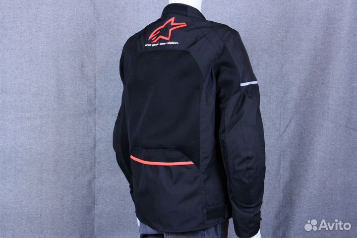 Мотокуртка Alpinestars Viper V3Air красная вставка