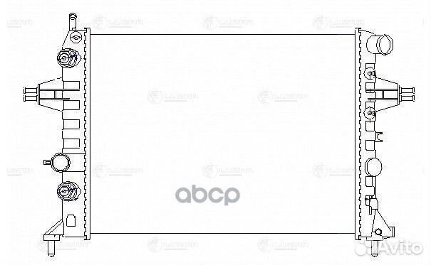 Радиатор основной opel Astra G 1.4.1.8L/Zafir