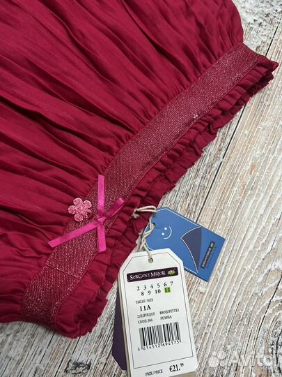 Юбка плиссированая 146 см Франция 11 лет новая