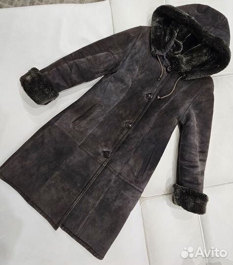 Дублёнка из натуральной замши, S