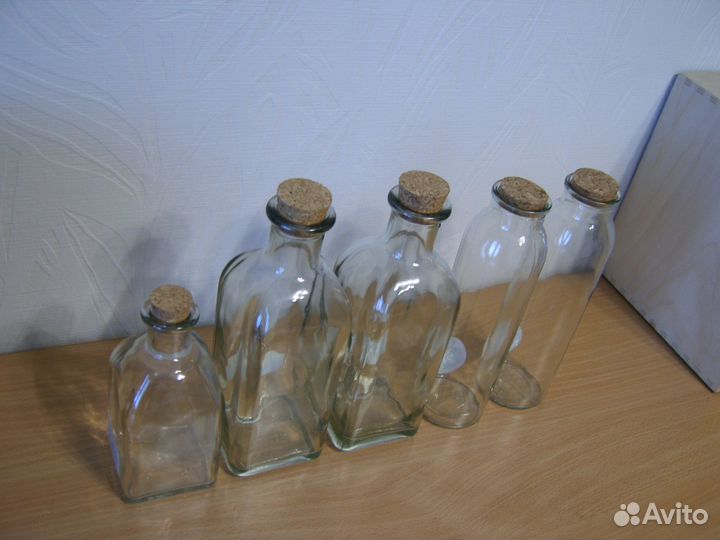 Бутылочки из стекла