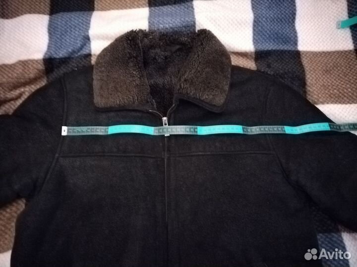 Дубленка натуральная мужская 46