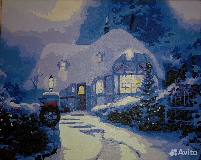 Картина холст акрил