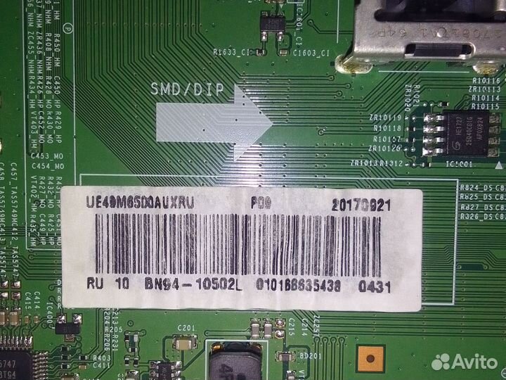 Плата Телевизора Samsung UE49M6500auxru