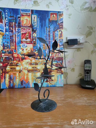 Подсвечник металлический