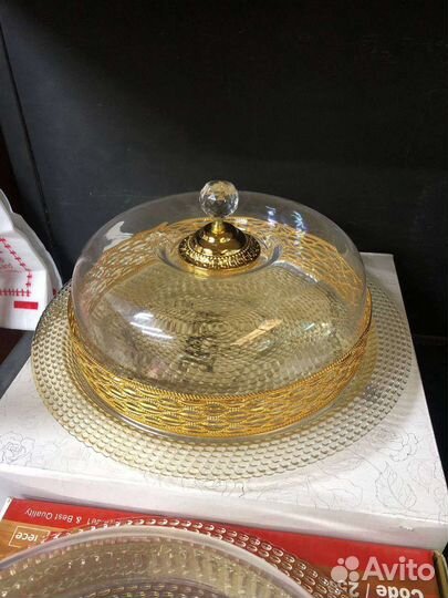 Тортовница хлебница на ножках