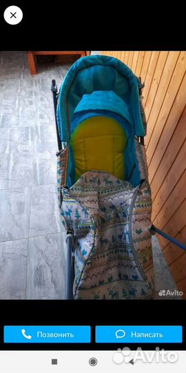 Детские санки коляска бу