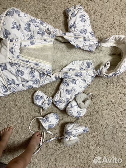 Комбинезон зимний 68-74