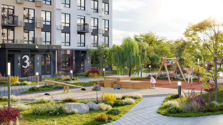 1-к. квартира, 33,6 м², 12/25 эт.