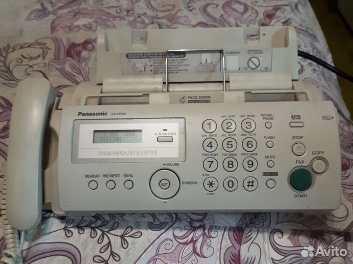 Факс Panasonic KX-FP207