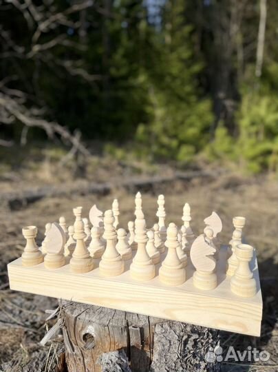 Шахматы деревянные турнирные для росписи