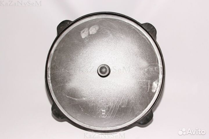 Казан чугунный 16л с крышкой