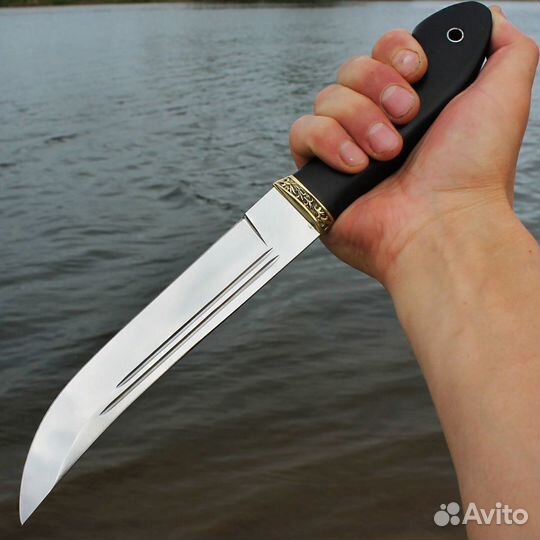 Нож Засапожный из кованой стали 95х18