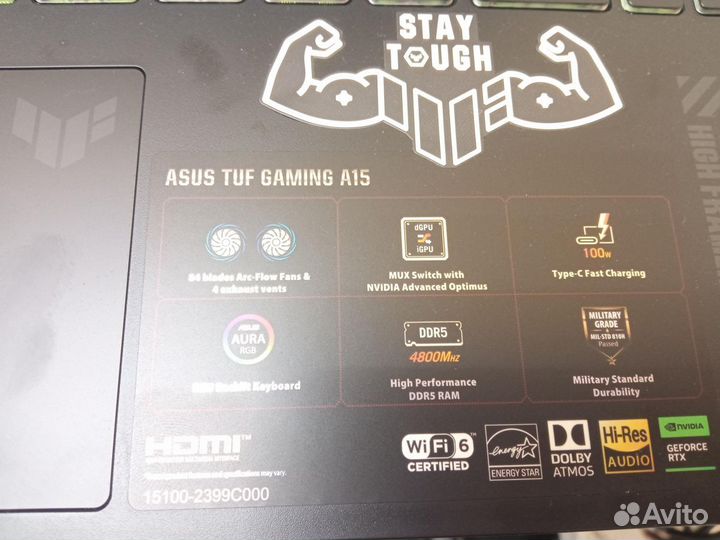 Ноутбук Asus Tuf Gaming A15 Fa507Nu-Lp031