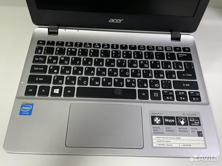 Ноутбук Acer E11 E3-112-C972/Intel GMA HD