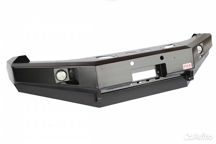 Бампер передний VW Amarok с доп. фарами