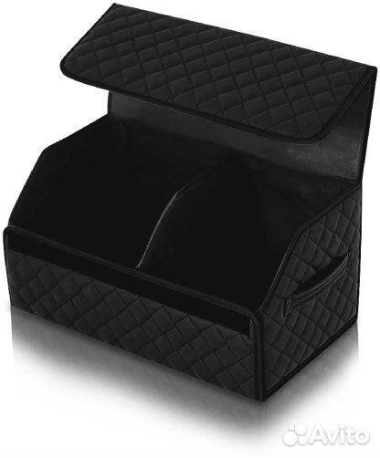 Органайзер в багажник 45х31х28см экокожа /черный