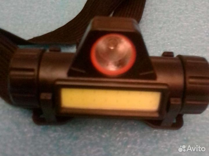 Яркий аккумуляторный налобный фонарик