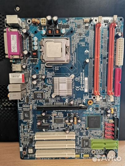 Материнская плата на 775 сокете с процессором