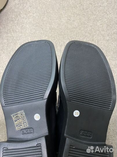 Лоферы женские кожаные 38 размер