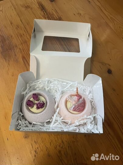 Подарочный набор бомбочки для ванны ручной работы