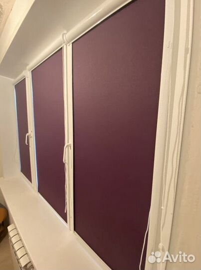 Рулонные шторы в коробе и с направляющими E0961