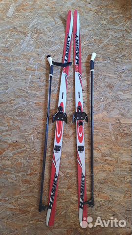 Лыжи беговые детские 140 с ботинками