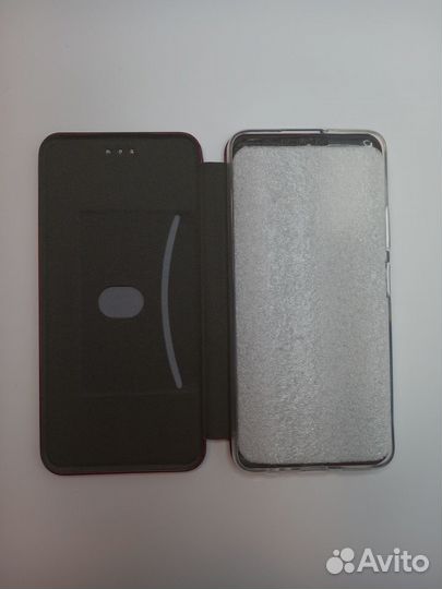 Чехол-книжка для Honor 10X Lite (бордовый)