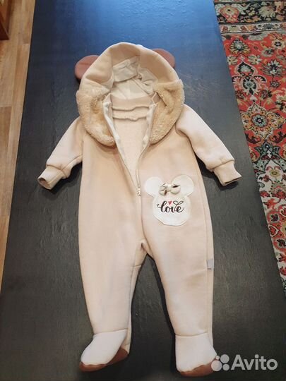 Флисовый комбинезон 68