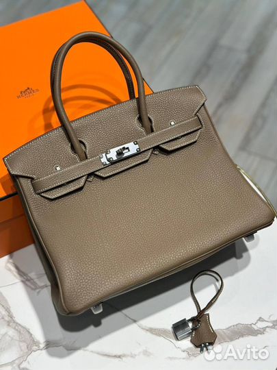 Сумка Hermes Birkin 30 см с прожилками